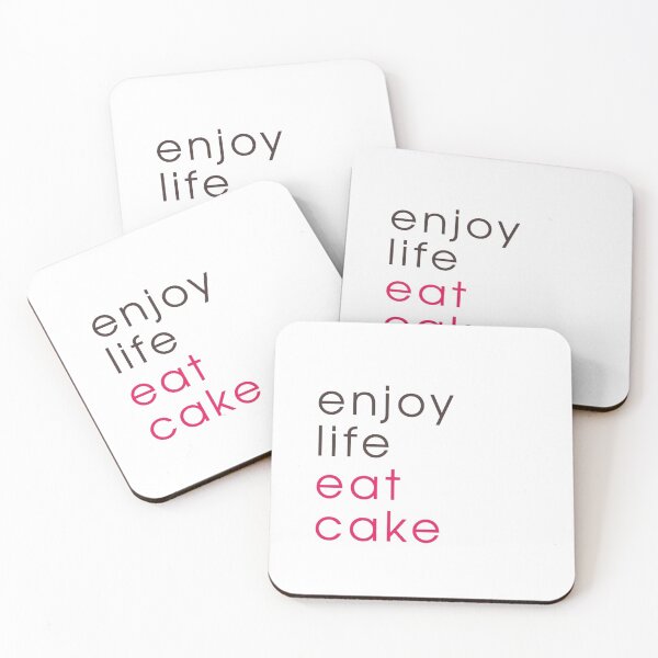 Item preview, enjoy life eat cake designed and sold by thecakeseries.