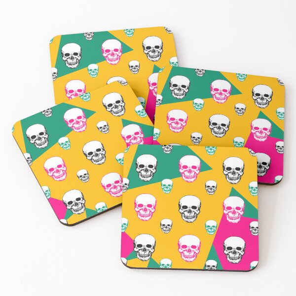 Item preview, Colorful skull patterns designed and sold by OnIlustraciones.