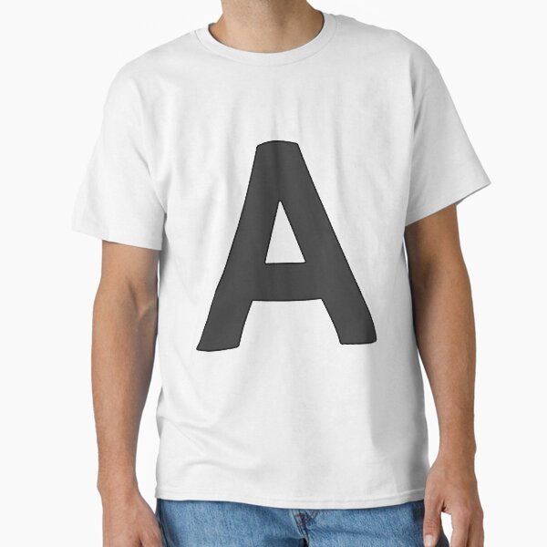 Artikel-Vorschau von Buchstabe ein schwarzer, designt und verkauft von ZiphGames.