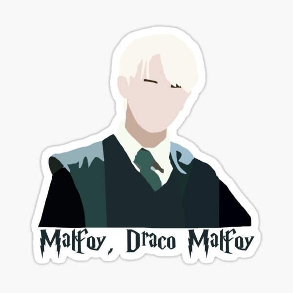 Draco Malfoy Stickers Redbubble - draco malfoy roblox decal
