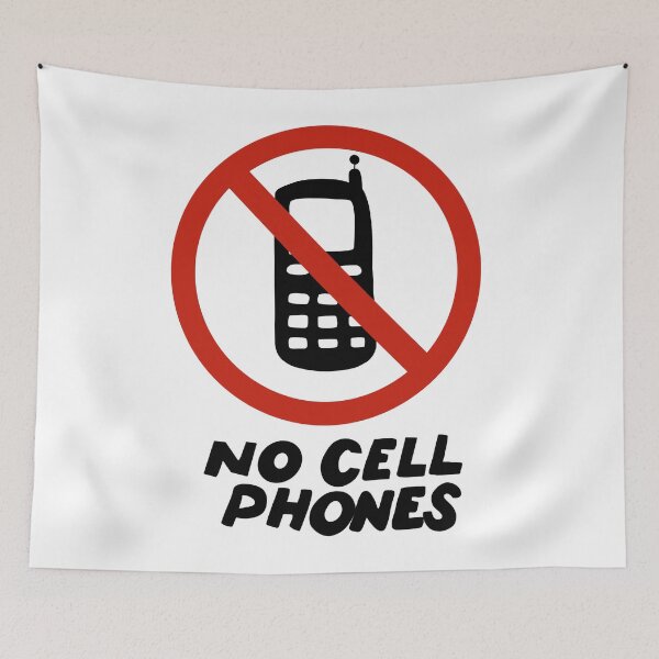 Artikelvorschau, Lukes Diner No Cell Phones Sign entworfen und verkauft von katiemarie2013.