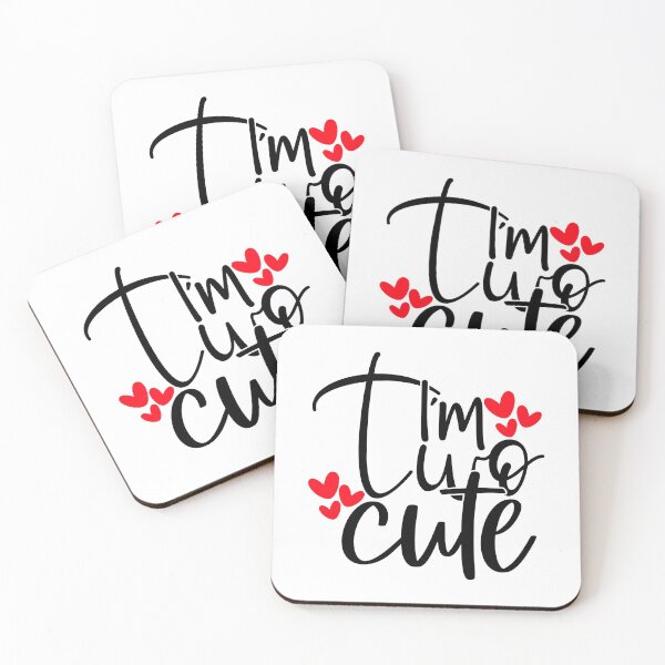 Item preview, I’m two cute designed and sold by purpleblobart.
