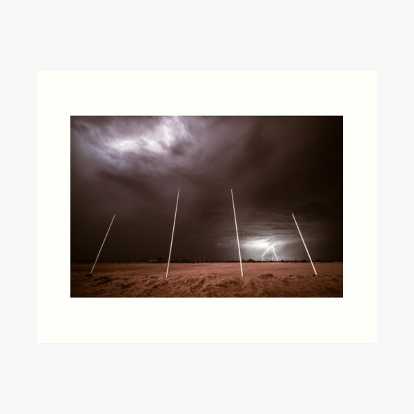 And The Crowd Was Electric! - Tjuntjuntjara, Western Australia Art Print