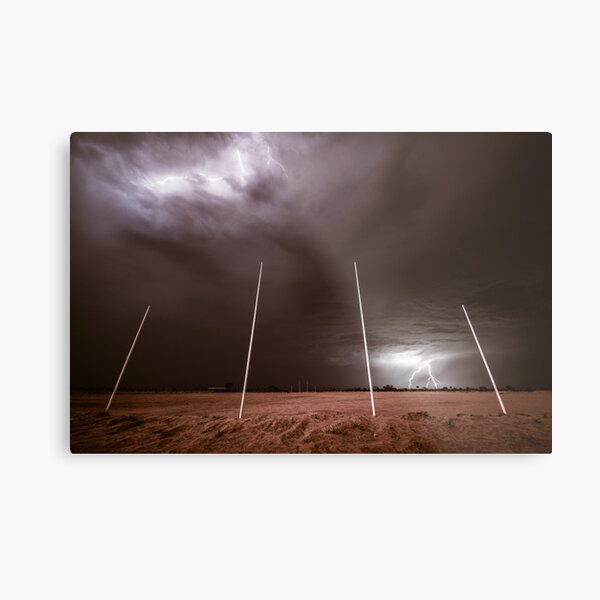And The Crowd Was Electric! - Tjuntjuntjara, Western Australia Metal Print