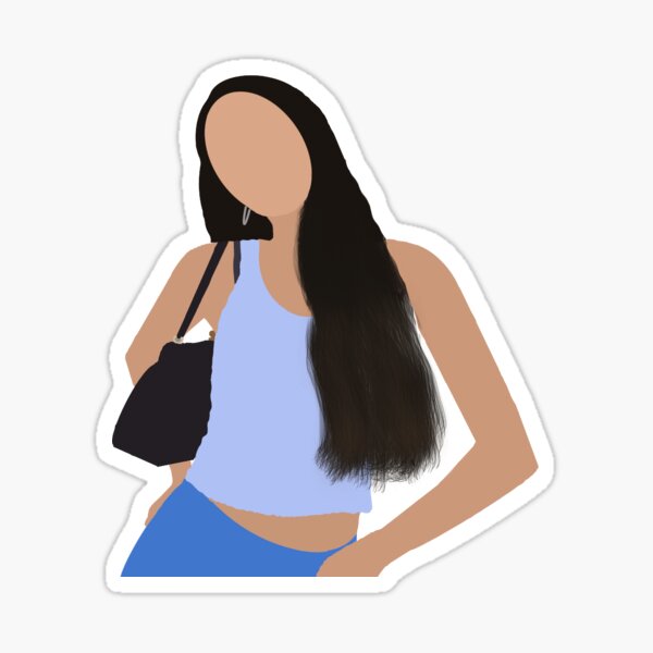 "olivia rodrigo outline" Sticker by kalokairidesign | Redbubble