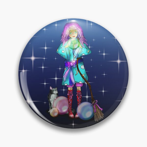 Artikelvorschau, Apprentice sorcerer with her cat entworfen und verkauft von CuisineCat.