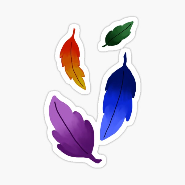 Feathers Sticker