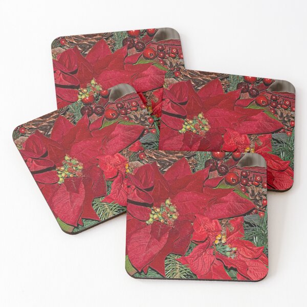 Item preview, Poinsettia Christmas Flower designed and sold by WLHmedia.com .