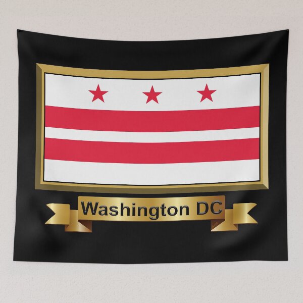 Item preview, Washington DC Flag Stickers, Gifts, Masks & Products (N) designed and sold by mpodger.