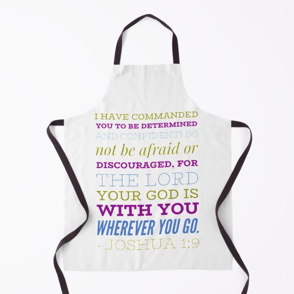 Item preview, Joshua 1:9 Bible verse, Be determined and Confident, Do Not be Afraid or Discourage by Christie Olstad designed and sold by Christie Olstad.