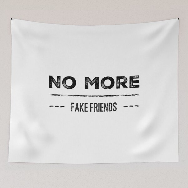Item preview, No More Fake Friends designed and sold by PetitePeche.