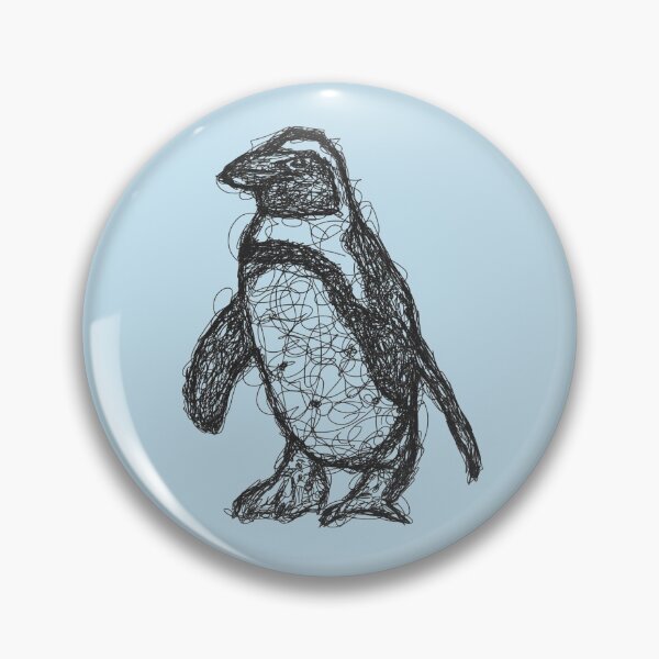 Item preview, African Penguin Scribble Art designed and sold by MijkeMuller.