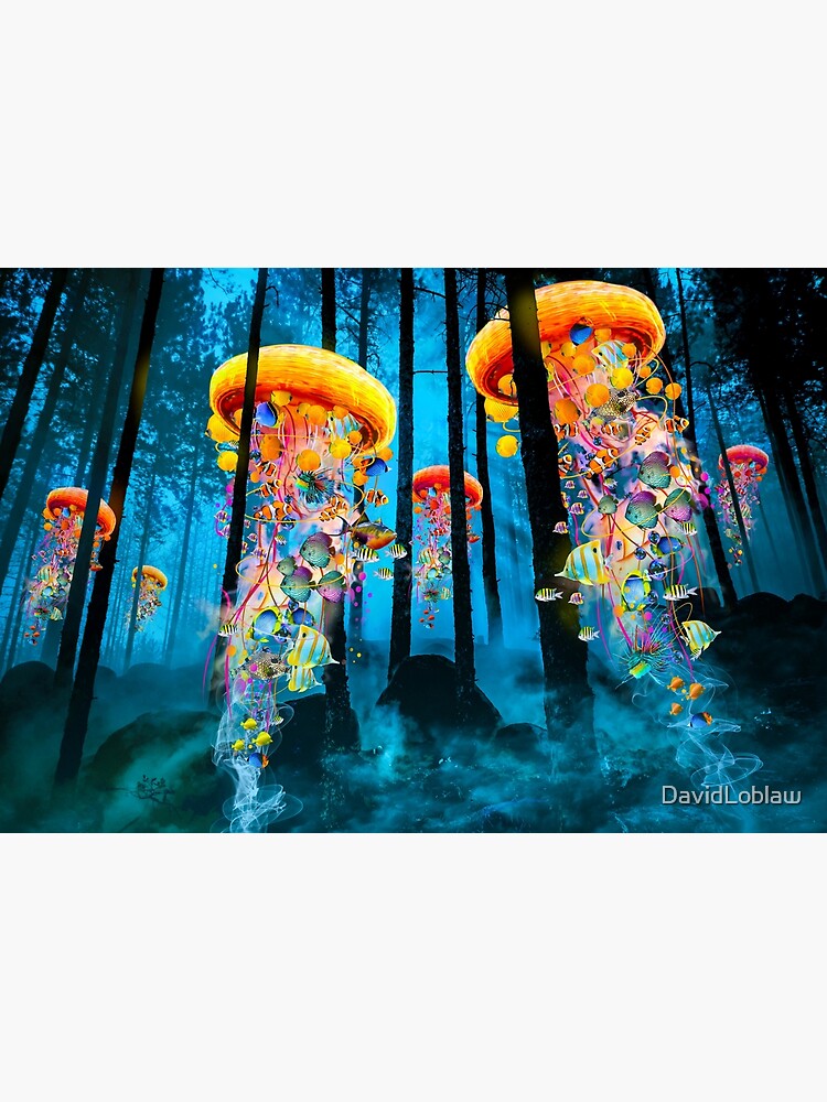 Electric Jellyfish worlds in a New Forest by DavidLoblaw