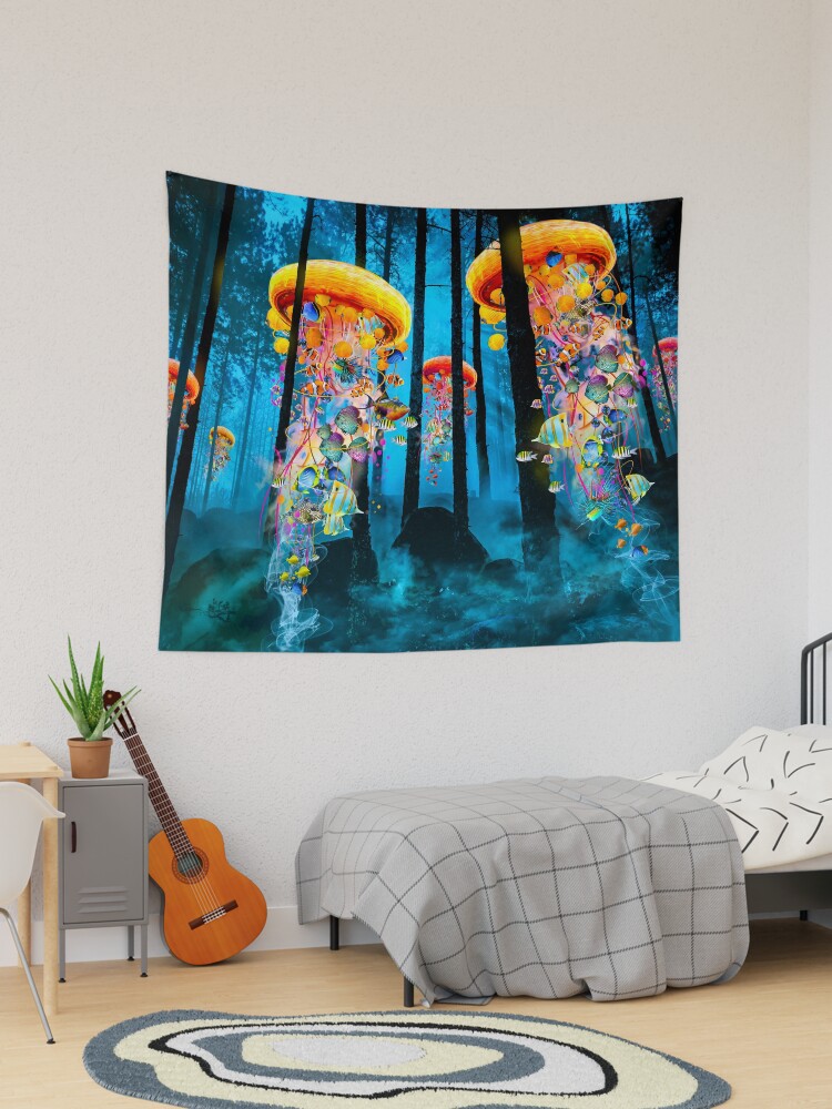 Jellyfish discount forest tapestry