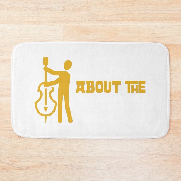 Item preview, Cool Graphic Jazz Lovers Upright Bass Player design print designed and sold by Lisbob.