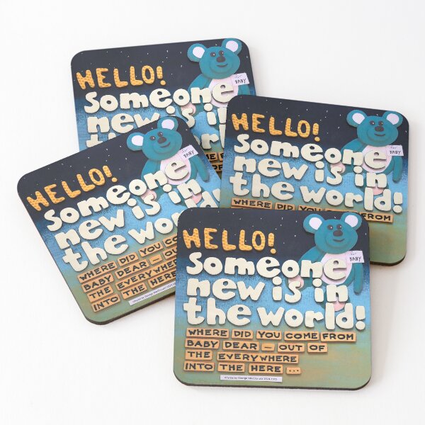 Item preview, Baby Dear Hello designed and sold by prunellaparsnip.