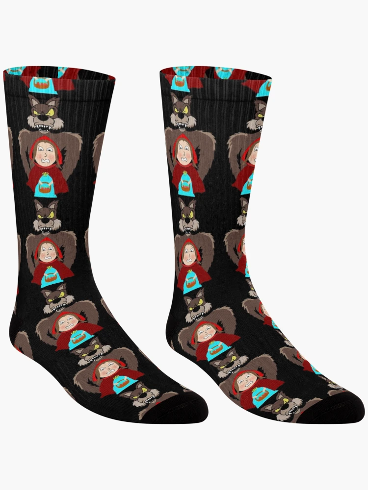 Thumbnail 3 of 5, Socks, Little Red Riding Hood designed and sold by elevko.