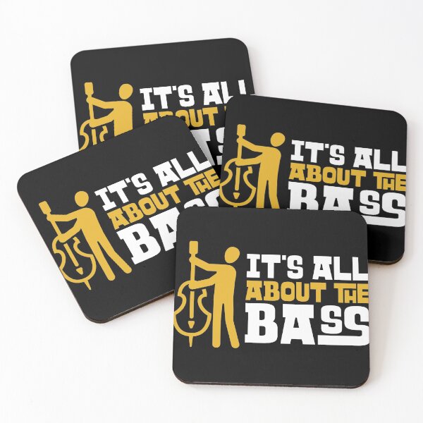 Item preview, Cool Graphic Jazz Lovers Upright Bass Player design print designed and sold by Lisbob.