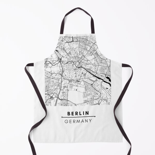 Item preview, Berlin Black and White Map designed and sold by creative-boo.
