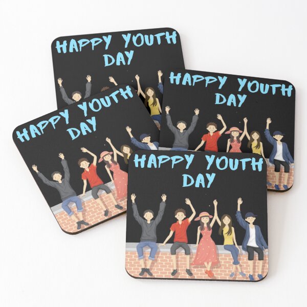 Item preview, Happy youth international day designed and sold by Designhub14.