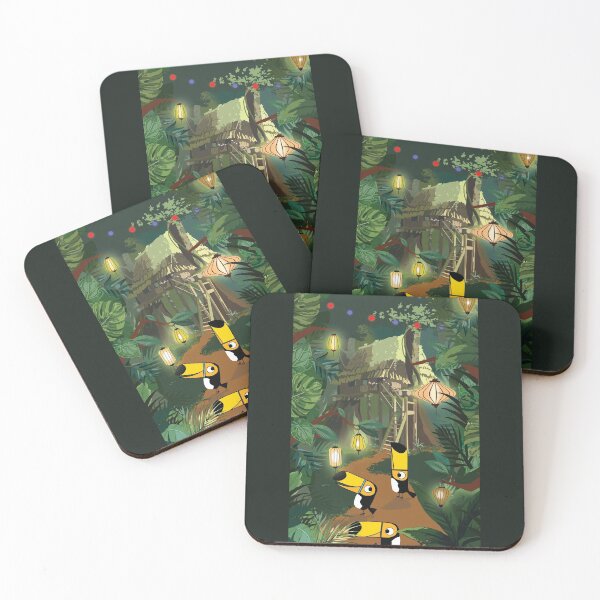Item preview, Toucans in the Jungle  designed and sold by lucysgarden.