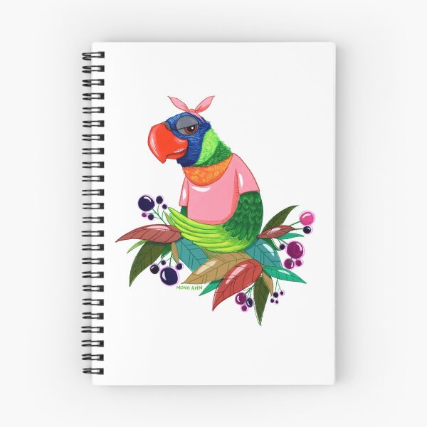 Item preview, Rainbow Lorikeet designed and sold by monosuni.
