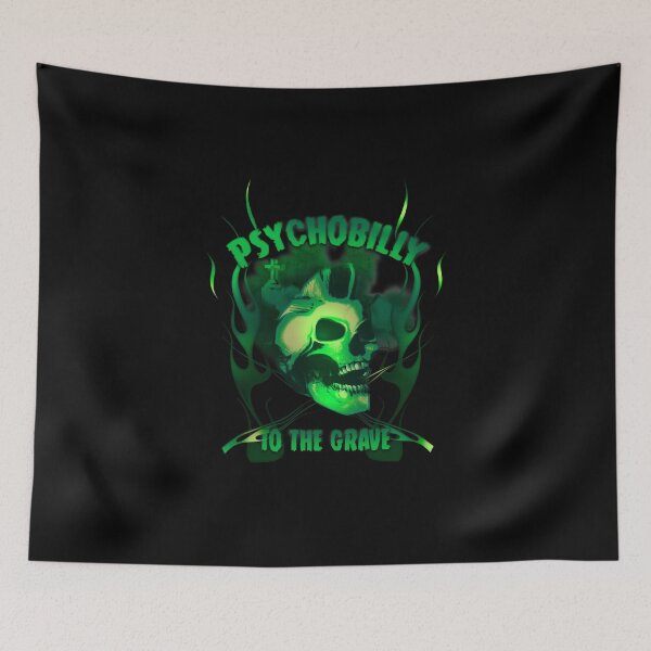 Item preview, Psychobilly to the Grave designed and sold by vintageparkie.