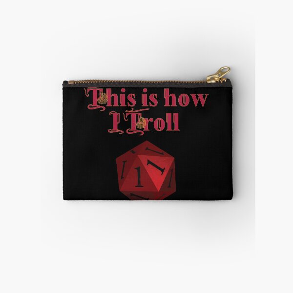Item preview, This is how I Troll Funny RPG Dice DnD designed and sold by TravelScientist.
