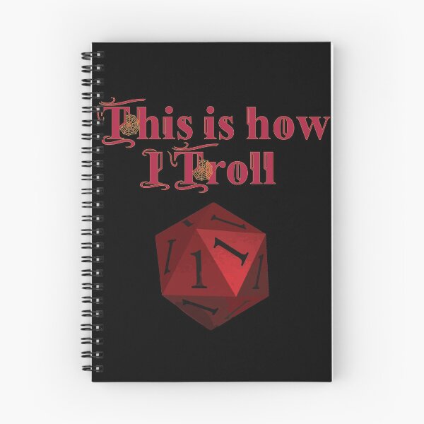 Item preview, This is how I Troll Funny RPG Dice DnD designed and sold by TravelScientist.