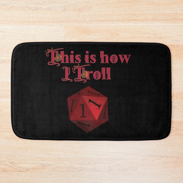Item preview, This is how I Troll Funny RPG Dice DnD designed and sold by TravelScientist.
