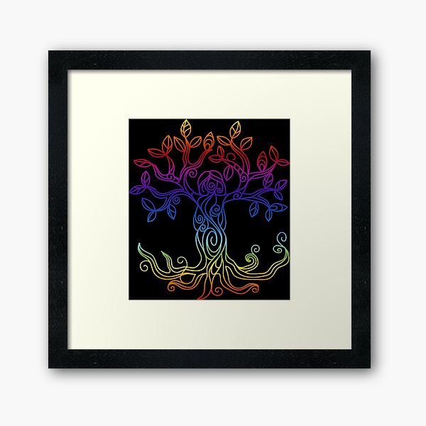 Item preview, Rainbow Tree Goddess designed and sold by NiddMoot.