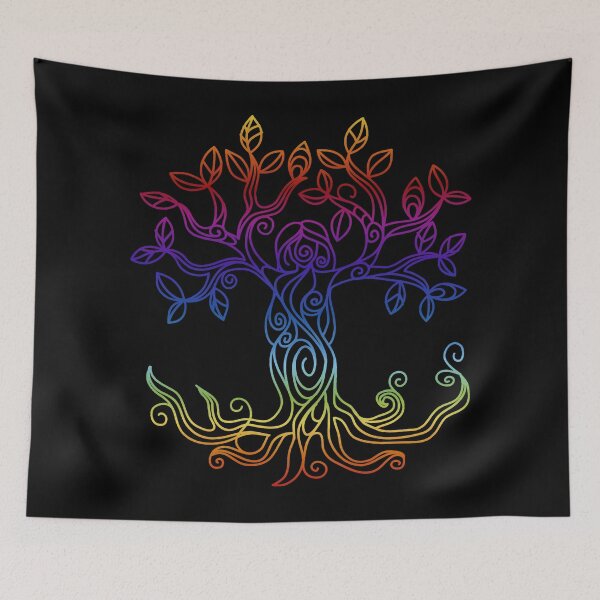 Item preview, Rainbow Tree Goddess designed and sold by NiddMoot.