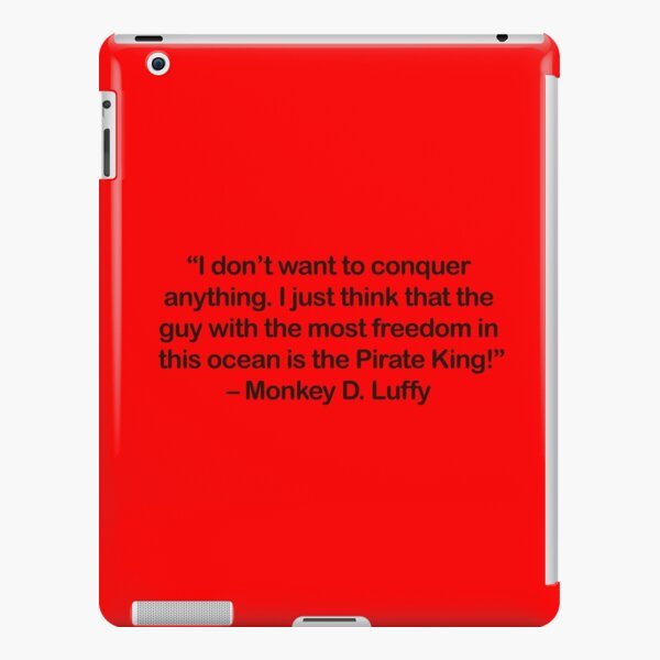 Luffy Ipad Cases Skins Redbubble - how to get devilfruit fast pirate conquest roblox