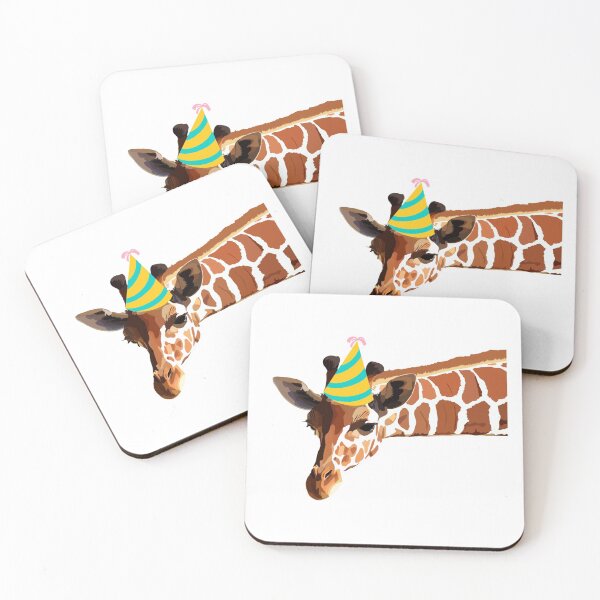 Item preview, Party Hat Giraffe designed and sold by Gwen Meyers.