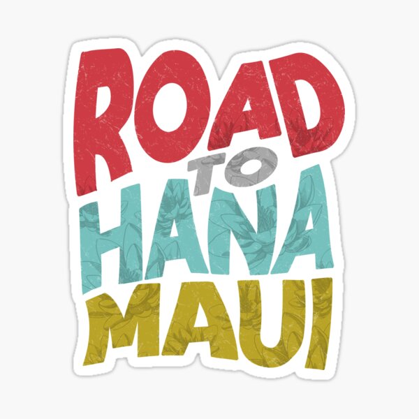 Item preview, Road to Hana MAUI Retro Hawaiian designed and sold by IronEcho.