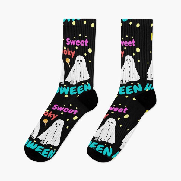 Item preview, Happy Spooky Sweet Halloween Ghosts designed and sold by HibouMagique.