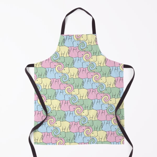Aperçu de l'œuvre Tessellation d'éléphant - Pastel créée et vendue par DaveSavageArt.
