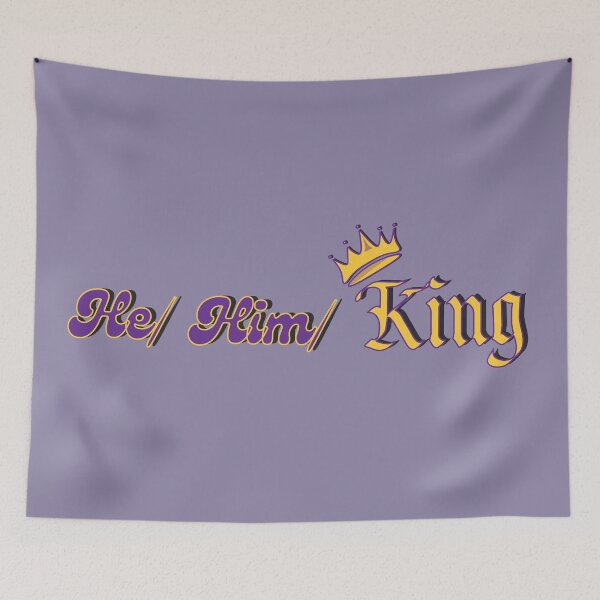 Item preview, He/ Him/ King designed and sold by AnnbleBee.