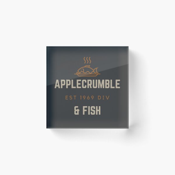 Item preview, Applecrumble and Fish designed and sold by Medmac's Designs.
