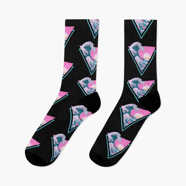Item preview, Vaporwave Aesthetic Great Wave Retro Triangle designed and sold by CoitoCG.
