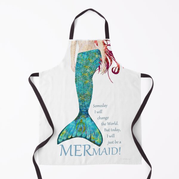 Item preview, Beach Mermaid - Colorful Beachy Art - Sharon Cummings designed and sold by Sharon Cummings Art.