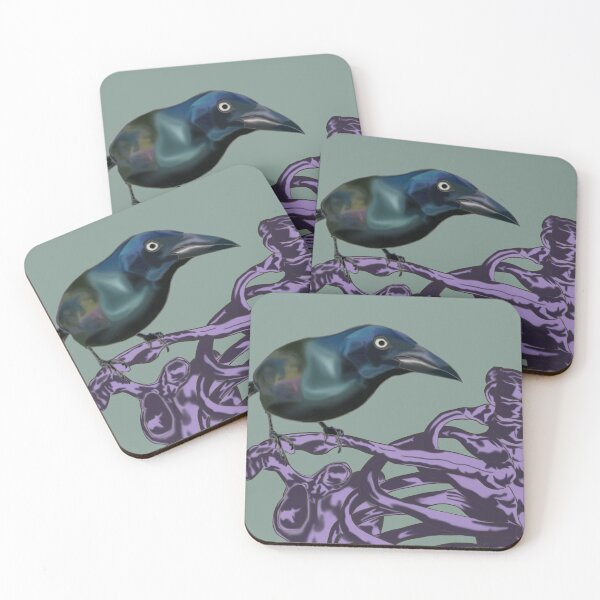 Item preview, Crow and skeleton  designed and sold by PhyshFace.