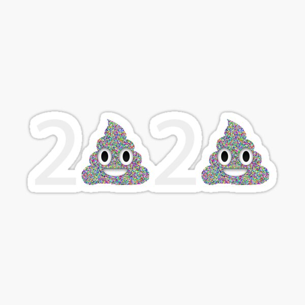 Poop Emoji 2020 Pile of Poo Sticker