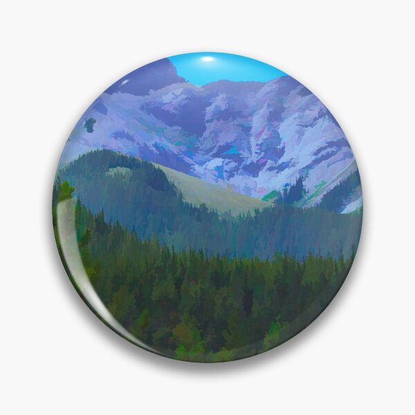 Item preview, Rocky mountain scenery illustration. designed and sold by CanadianWild418.