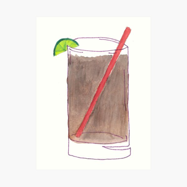 Rum And Coke Art Prints Redbubble