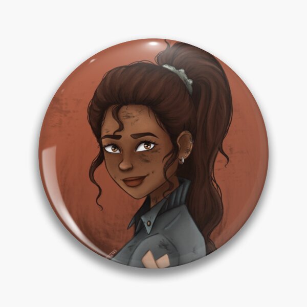 Item preview, Linh Cinder print (with background) designed and sold by DoodlingLenn.