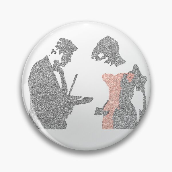 Item preview, Pretty woman scene made up of small curved shapes designed and sold by AmoebaLine.