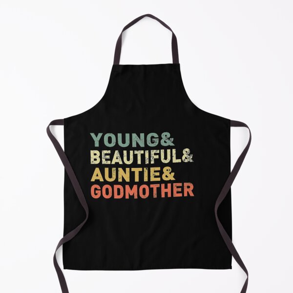 Item preview, Young, Beautiful, Aunt, Godmother Design, Funny Vintage Gift designed and sold by PrintOfi.