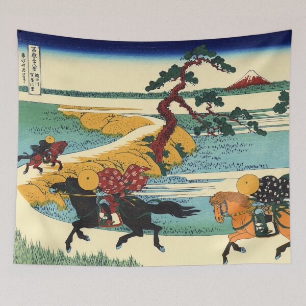 Item preview, The Fields of Sekiya by the Sumida River - Katsushika Hokusai - 1831 designed and sold by CJET.