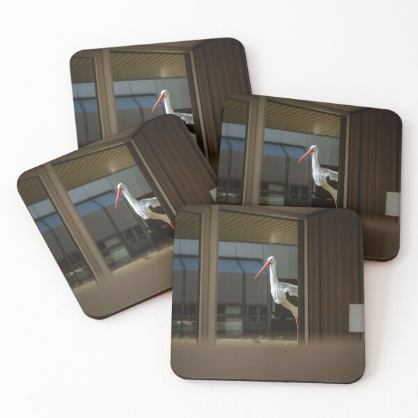 Item preview, Stork peeks out your window designed and sold by Alexander Sorokopud.